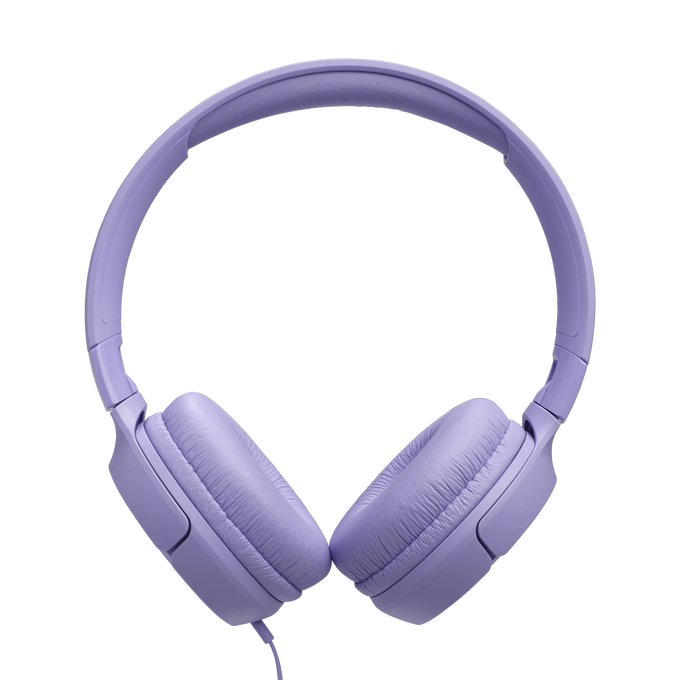 JBL Tune 520C USB-C - Purple - Hi-Res wired on-ear headphones - Left image number null